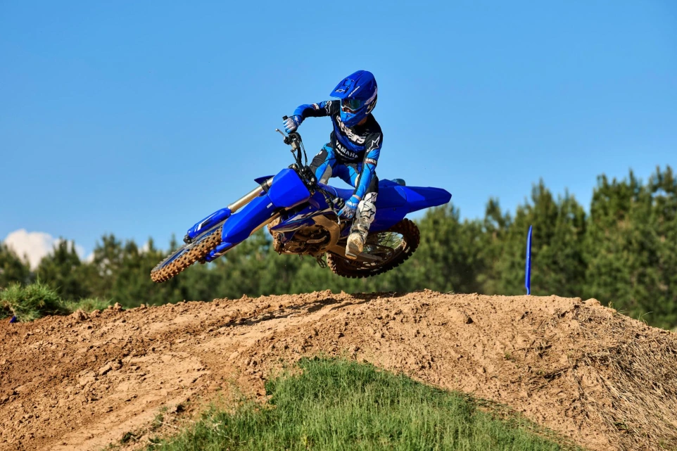 Yamaha YZ250F 2026 motocross competition in action scrub